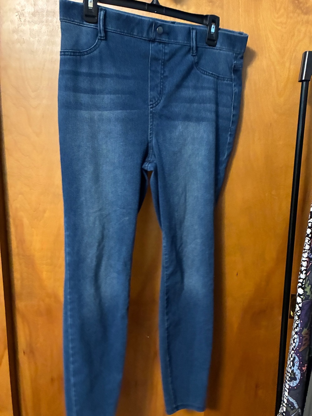Time and Tru Dark Blue Skinny Jeans large 12-14 Pull on